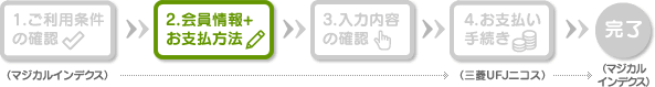 会員情報+お支払方法